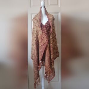 Elegant Paisley Shawl Wrap
